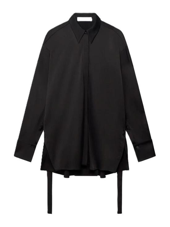  어나더 투모로우 셔츠 A424BL094VIBLACK Black