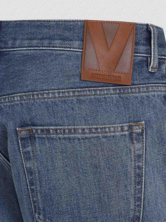 26SS 발렌티노 가라바니 스트레이트 팬츠 8V3DE05EB6M558 Medium Wash - VALENTINO GARAVANI