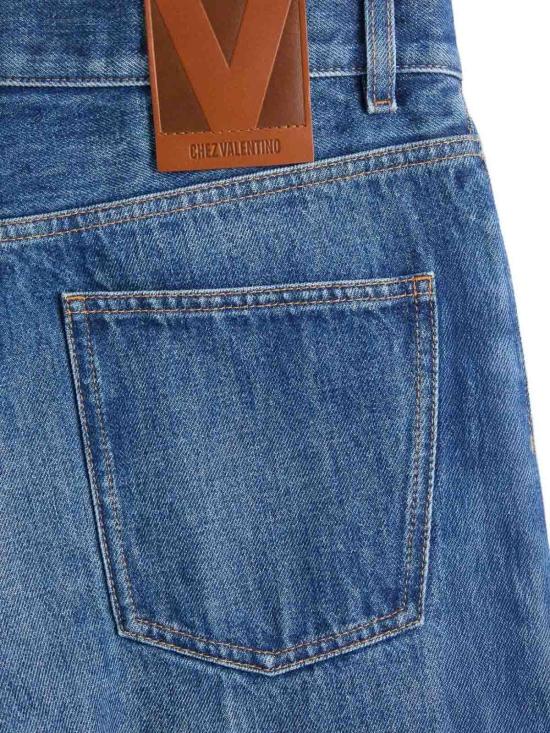 26SS 발렌티노 가라바니 스트레이트 팬츠 8V3DE05EB6M558 Medium Wash - VALENTINO GARAVANI