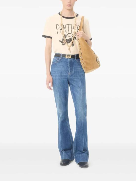26SS 발렌티노 가라바니 스트레이트 팬츠 8V3DE05EB6M558 Medium Wash - VALENTINO GARAVANI