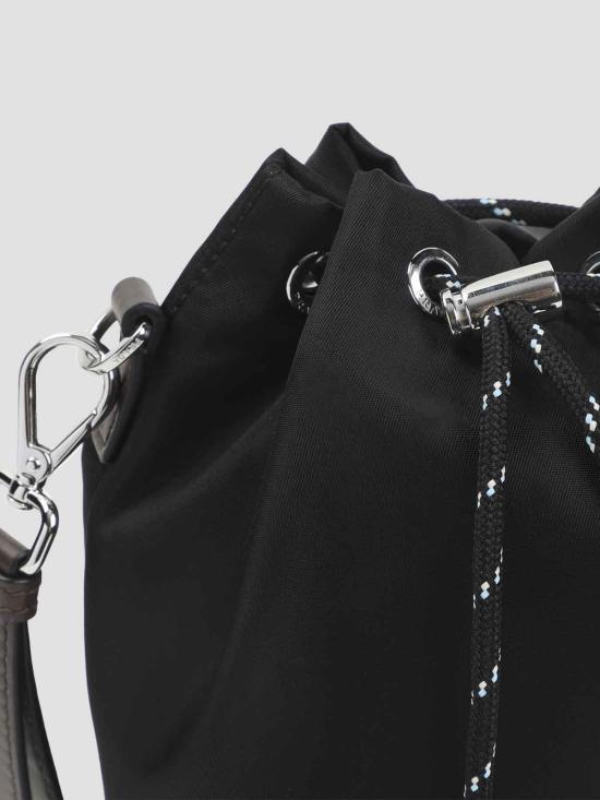 26FW 프라다 스피드락 리나일론 앤 레더 파우치 2NE0672HE1F0002 Black - PRADA