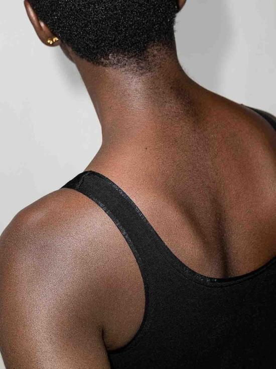 27SS 월포드 민소매 티셔츠 750867005 Black - WOLFORD