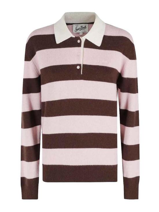 26FW 세인트바쓰 폴로 티셔츠 HAD00101169ISTRIPES1821 Brown