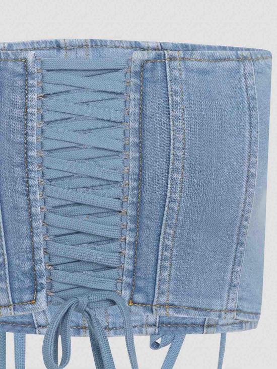  엘리자베타프랜치 민소매 티셔츠 JT02D61E2192 Light Blue - ELISABETTA FRANCHI