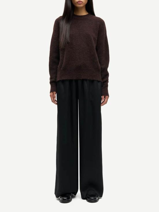 25FW 삼소앤삼소 스트레이트 팬츠 F24300151 Black - SAMSOE SAMSOE