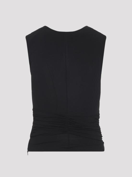  엘리자베타프랜치 민소매 티셔츠 TO03761E2110 Black - ELISABETTA FRANCHI