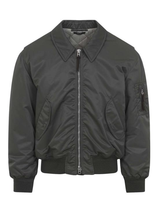 27SS 톰포드 세틴 나일론 플라이트 봄버 자켓 OBB017FMP025GAL