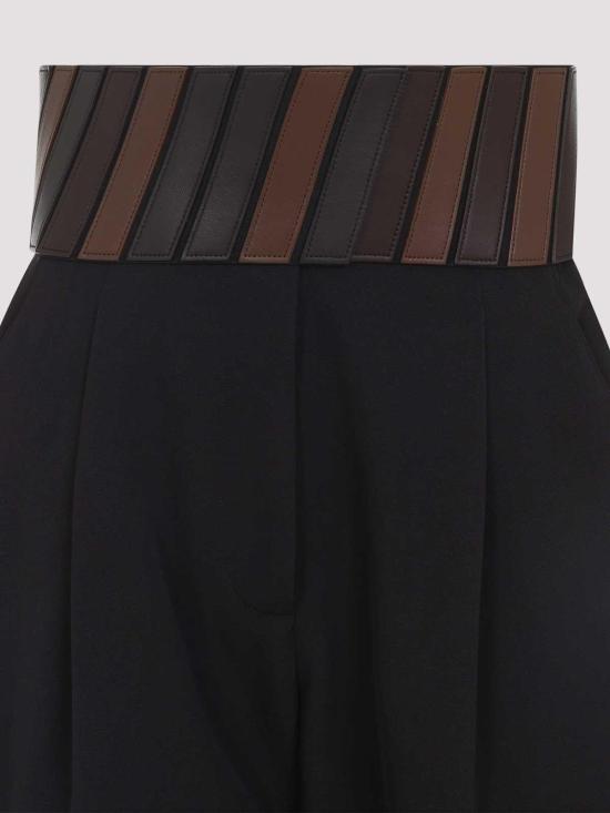 26SS 알라이아 스트레이트 팬츠 AA9P1302T612C994 Black - ALAIA