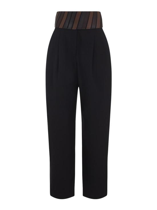 26SS 알라이아 스트레이트 팬츠 AA9P1302T612C994 Black