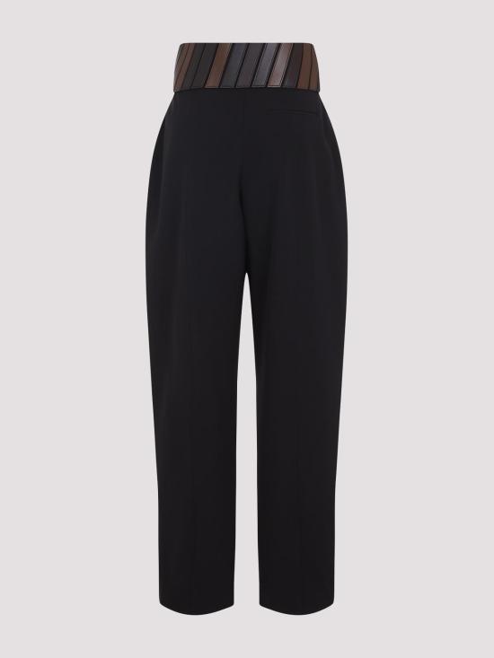 26SS 알라이아 스트레이트 팬츠 AA9P1302T612C994 Black - ALAIA