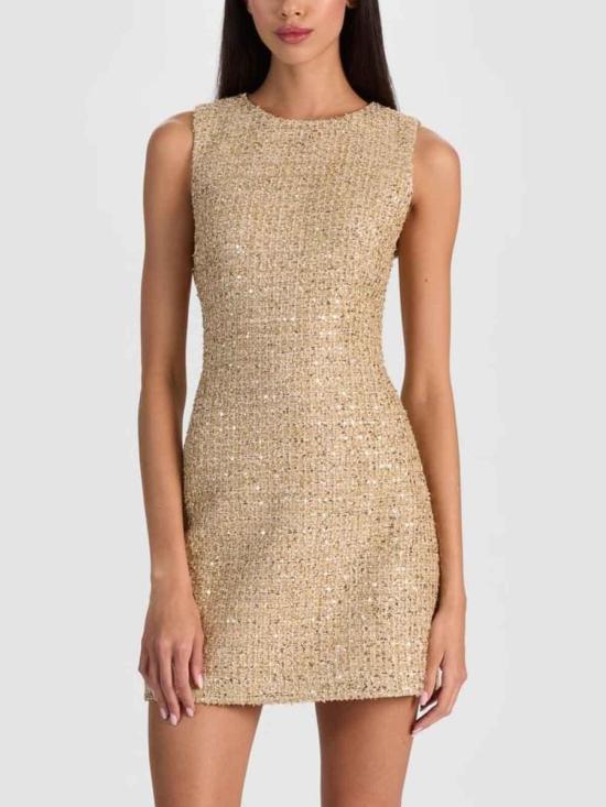 25FW 앨리스 앤 올리비아 숏팬츠 CC510W60535A719 Gold - ALICE & OLIVIA