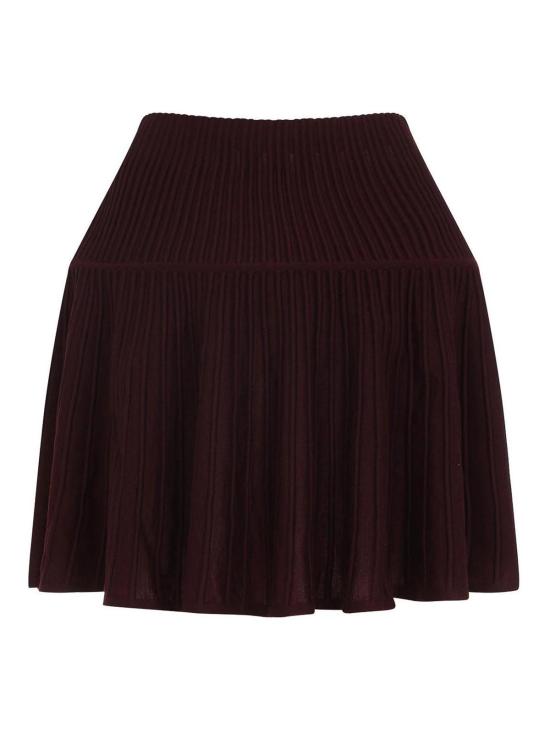 26SS 알라이아 숏 원피스 AA9J2462K137C337 Burgundy