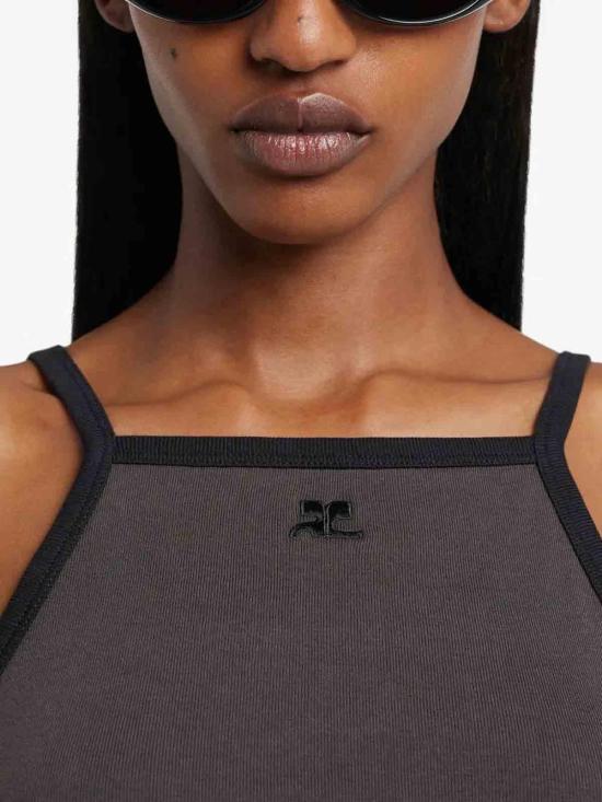 26SS 쿠레쥬 민소매 티셔츠 126JDE149JS0203B214 Grey - COURREGES