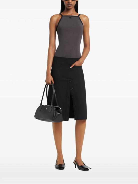 26SS 쿠레쥬 민소매 티셔츠 126JDE149JS0203B214 Grey - COURREGES