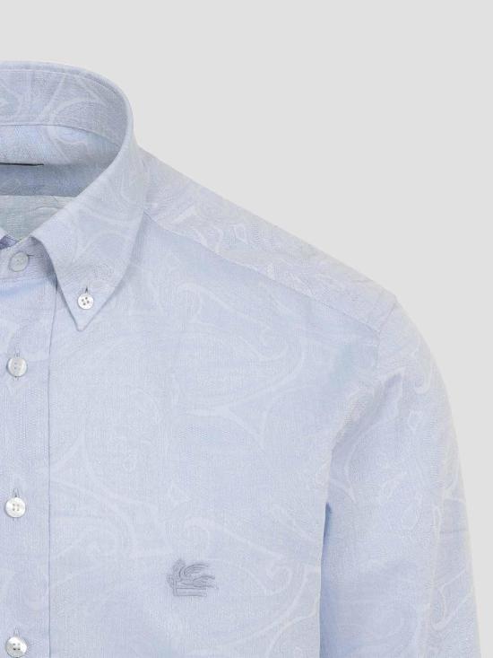 26SS 에트로 긴팔 셔츠 MRIB000499TJ5C7B0028 Light Blue - ETRO
