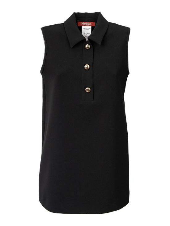 25FW 막스마라 스튜디오 민소매 티셔츠 GOLF001 Black