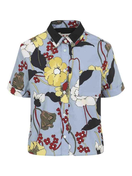 26SS 마르니 셔츠 CAMA0669QSUTC581MFB31 Light Blue