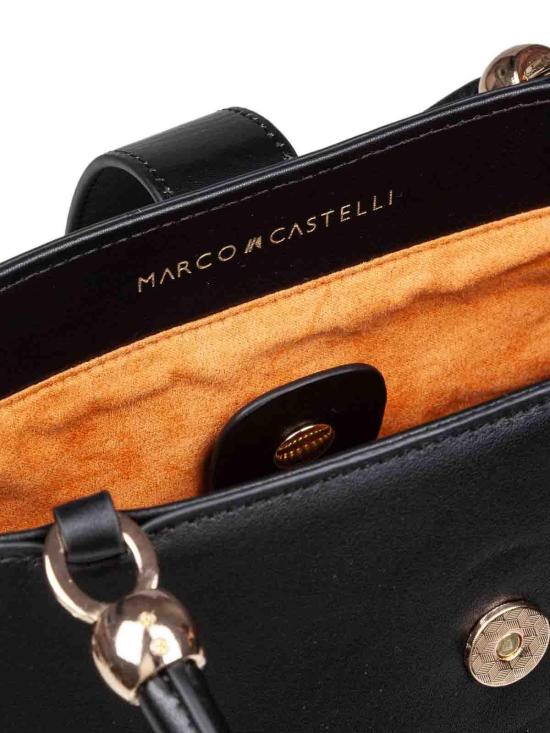 26SS 마르코 카스텔리 토트백 AGAPENERO Black - MARCO CASTELLI