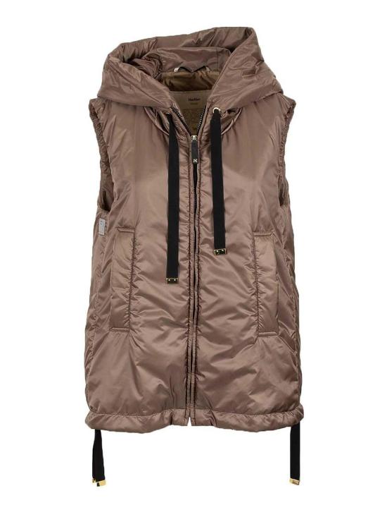 26SS 막스마라 더 큐브 그린고 발수 조끼 패딩 GREENGO049 Brown