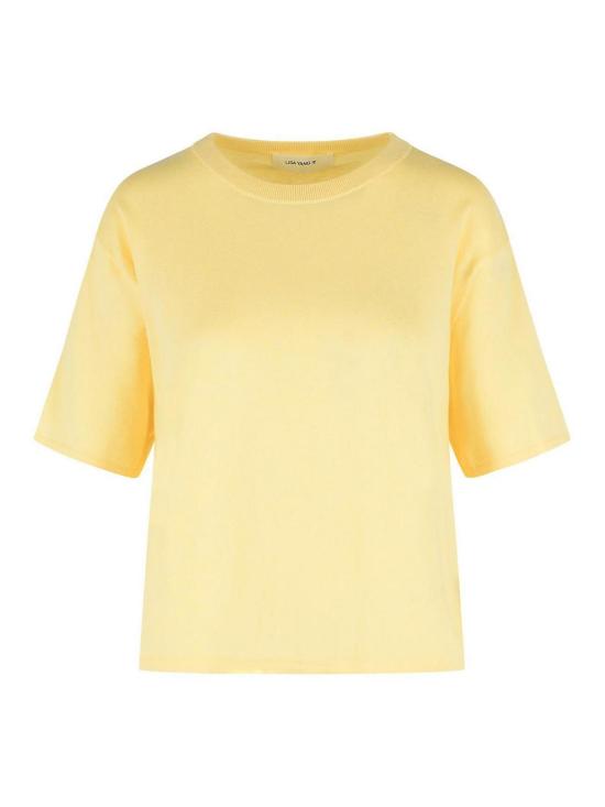 27SS 리사 양 반팔 티셔츠 2025145LIMONE Yellow