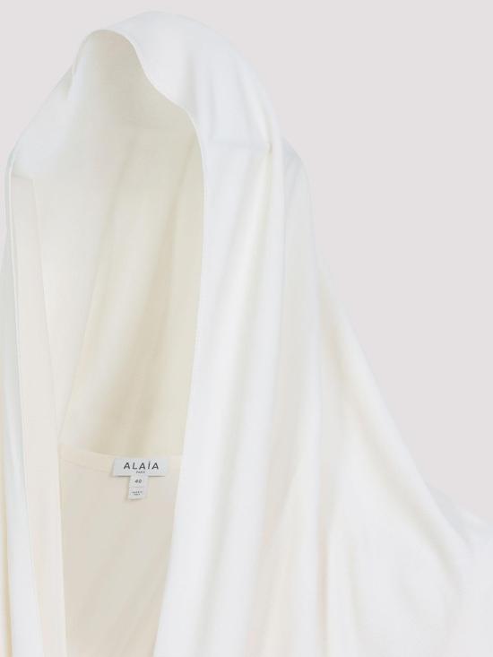 26SS 알라이아 민소매 티셔츠 AA9B0426J090C160 White - ALAIA