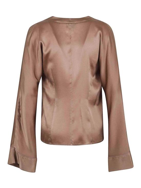 26SS 포르테포르테 셔츠 14579MYSHIRTF49A Silver - FORTE FORTE