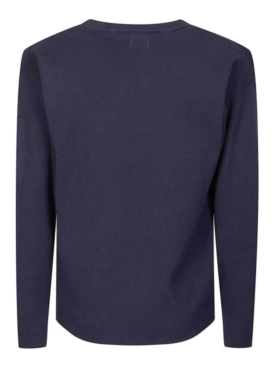 26SS 씨피 컴퍼니 코튼 씨 아일랜드 렌즈 스웨터 20CMKN097A110560A888 Blue - C.P. COMPANY