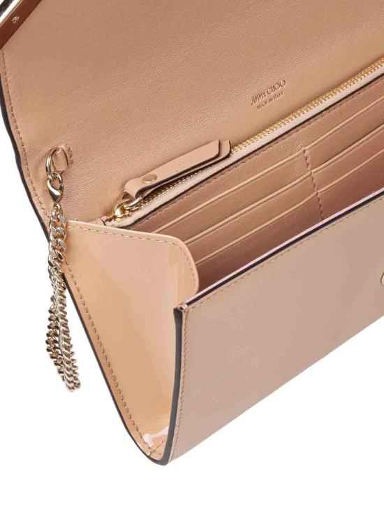 26SS 지미추 클러치/파우치 EMMIEPATCHAI Beige - JIMMY CHOO