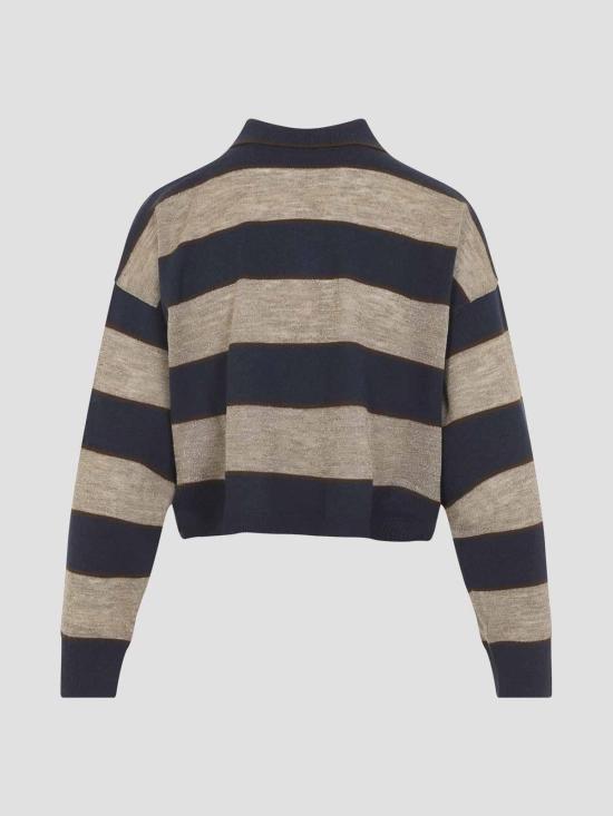 27SS 브루넬로 쿠치넬리 폴로 티셔츠 M16221605CNQ41 Blue - BRUNELLO CUCINELLI