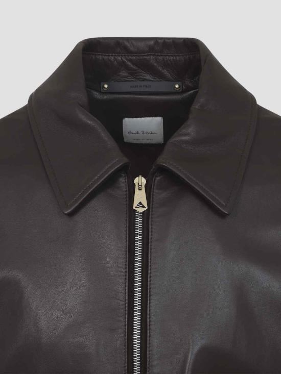 26SS 폴 스미스 가죽 자켓 M1R872ZV0138869A Brown - PAUL SMITH