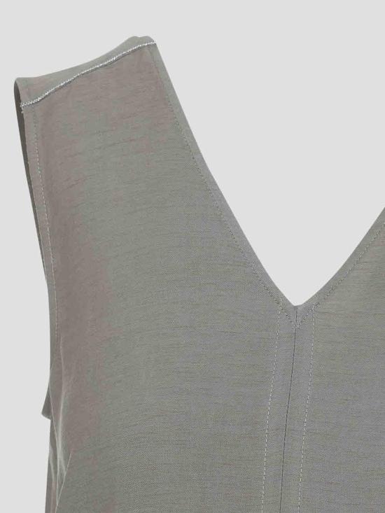 26SS 페세리코 미디 스커트 A0222405435149 Dark Grey - PESERICO