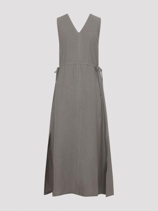 26SS 페세리코 미디 스커트 A0222405435149 Dark Grey - PESERICO