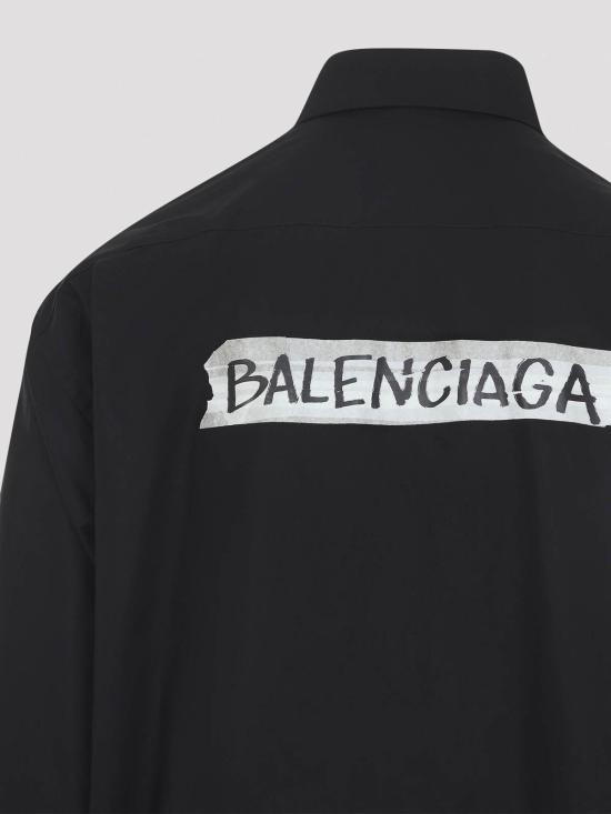 26SS 발렌시아가 마스킹 테이프 라지 핏 롱 슬리브 셔츠 857809TRM281000 - BALENCIAGA