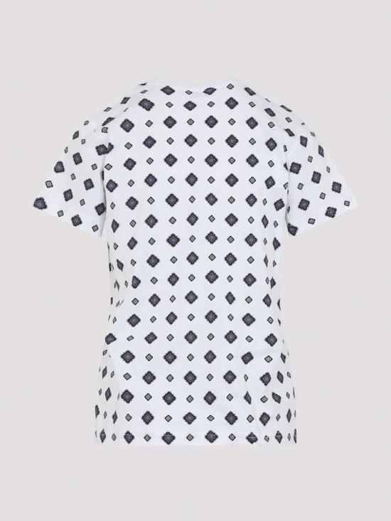 27SS 모스키노 반팔 티셔츠 261E071605412001 White - MOSCHINO