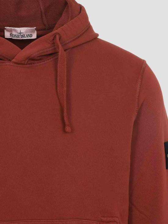 27SS 스톤 아일랜드 후드 티셔츠 L1S156100062S0051V0015 Red - STONE ISLAND