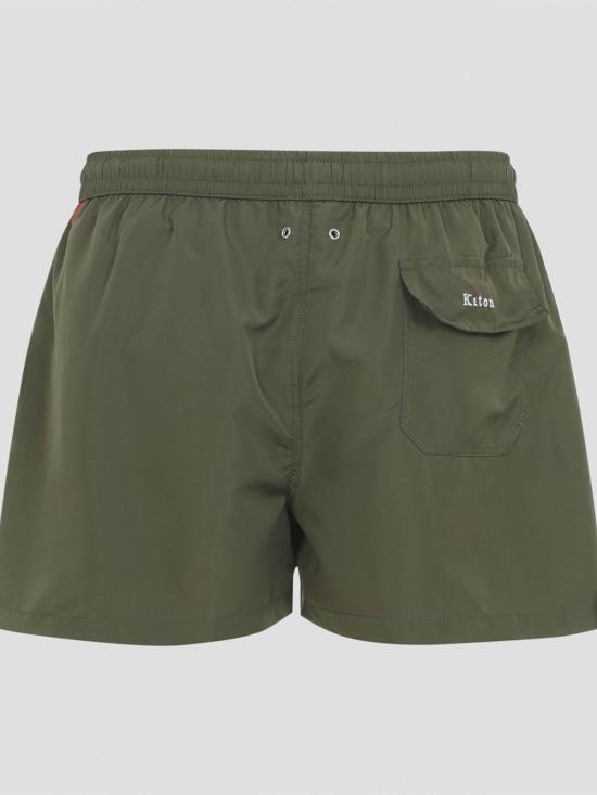 27SS 키톤 스윔팬츠 UCOM2CK0741H08001 Dark Green - KITON
