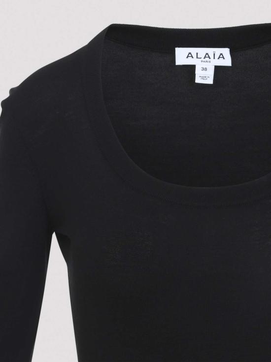 26SS 알라이아 숏팬츠 AA9R2867K164C995 Black - ALAIA