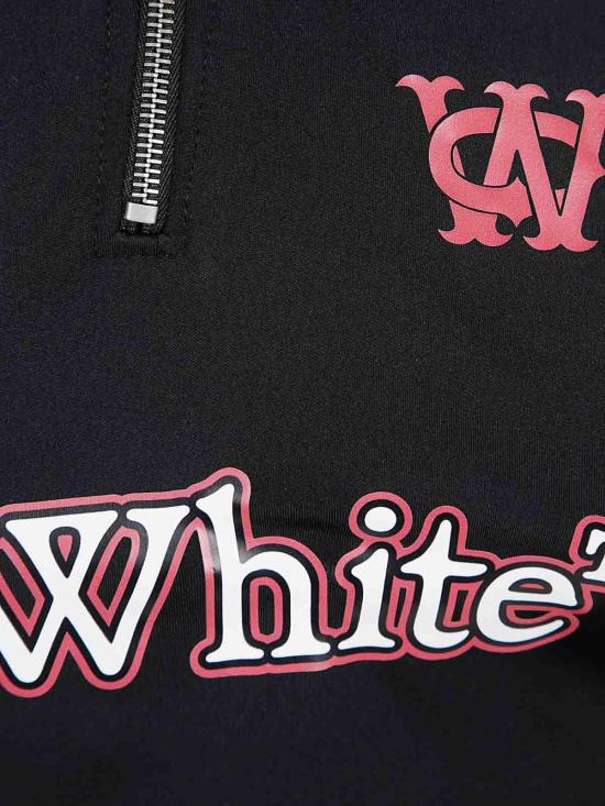 26FW 오프화이트 민소매 티셔츠 OWAD27AF25JER0011001 Black - OFF WHITE