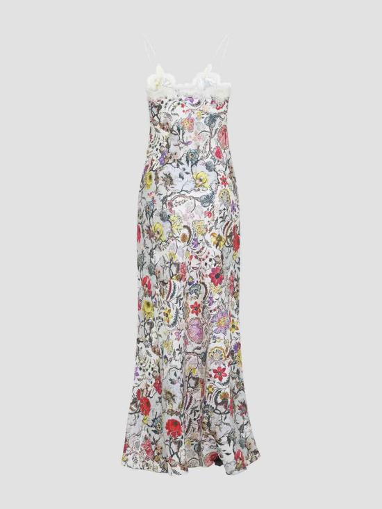 26SS 로베르토 카발리 롱 원피스 WQT110RYR2900551 Beige - ROBERTO CAVALLI