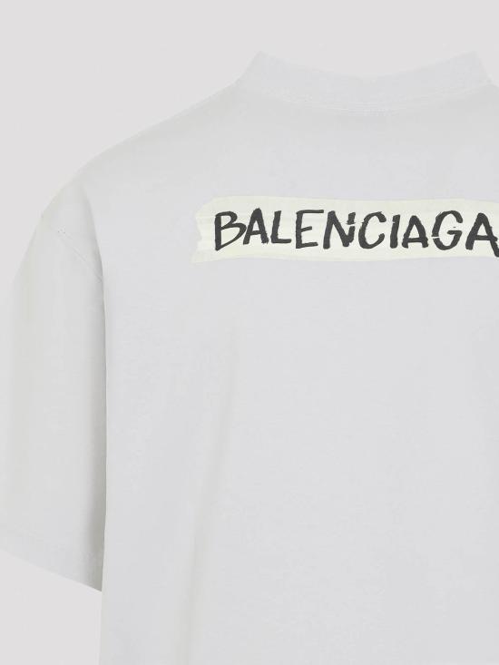 26SS 발렌시아가 반팔 티셔츠 764235TTVL69012 White - BALENCIAGA