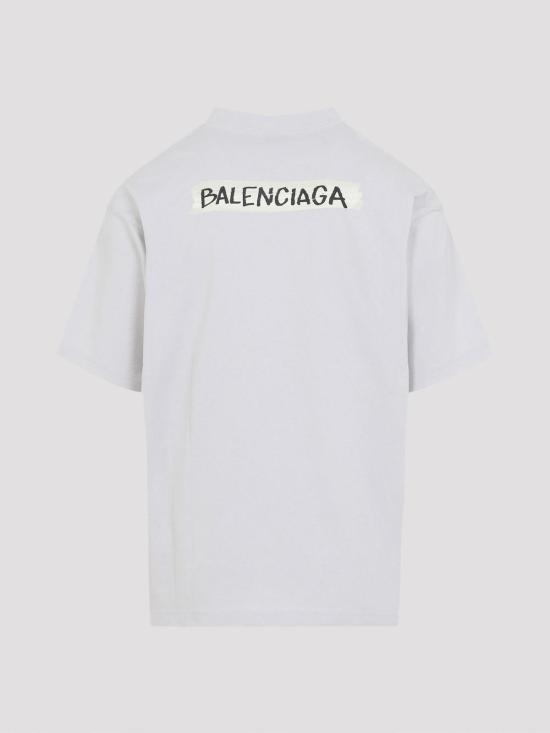 26SS 발렌시아가 반팔 티셔츠 764235TTVL69012 White - BALENCIAGA