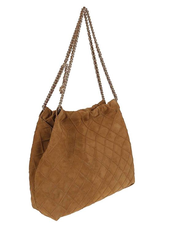 26SS 토리버치 체인 스트랩 토트 백 166064FLEMING200 Brown - TORY BURCH