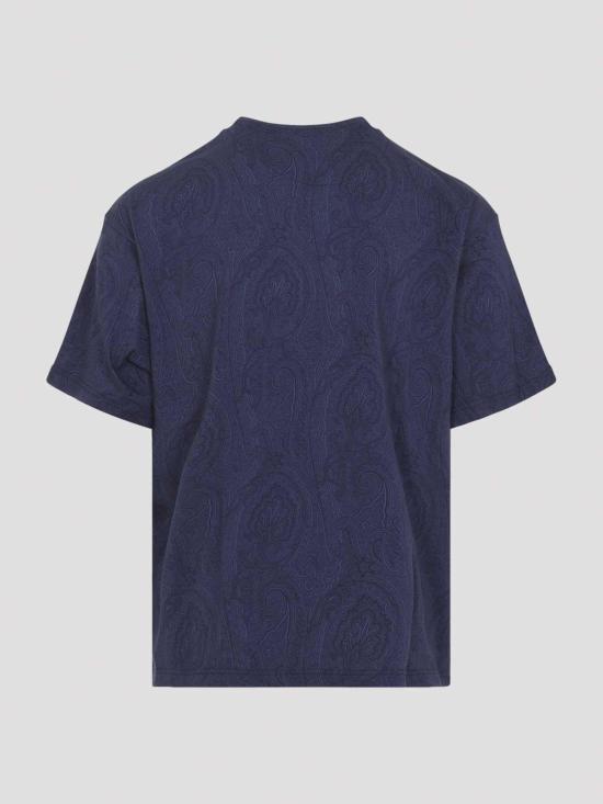 26SS 에트로 반팔 티셔츠 MRMA0004AKG49B0078 Blue - ETRO