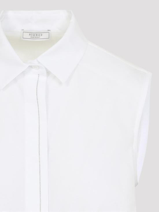 26SS 페세리코 민소매 티셔츠 A086268928C01C White - PESERICO