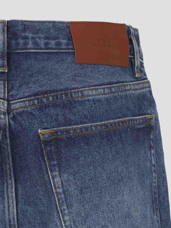 26SS 스튜디오 니콜슨 스트레이트 팬츠 DENJOSNW1639 Medium Wash - STUDIO NICHOLSON