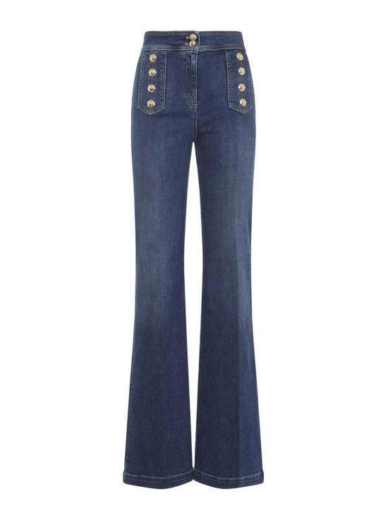  엘리자베타프랜치 플레어 팬츠 PJ19D61E2104 Medium Wash