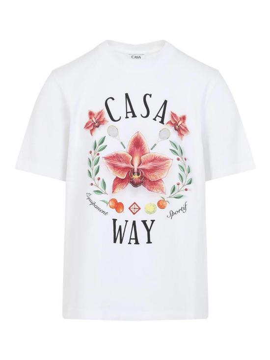 26SS 카사블랑카 반팔 티셔츠 MSP26JTS00115 White