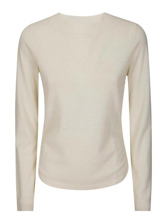 26SS 바움 운드 페르드가르텐 긴팔 티셔츠 24586C1009 Cream