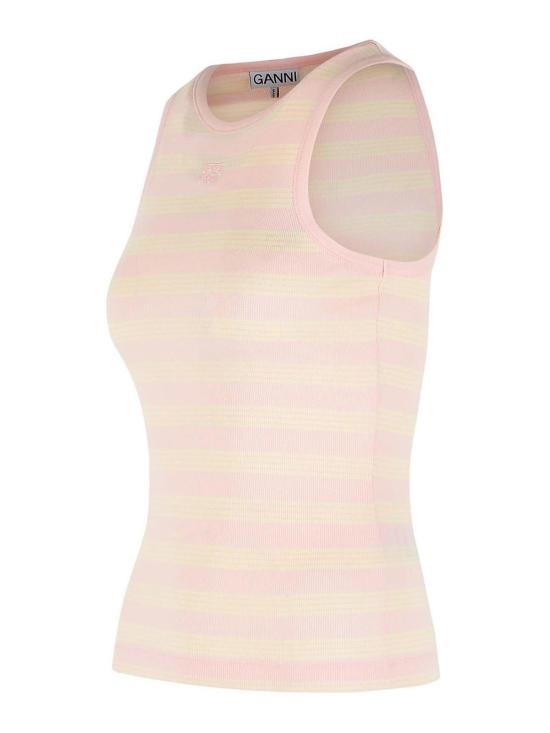 26SS 가니 스트라이프 립 탱크탑 A1050049868 Nude Neutrals - GANNI