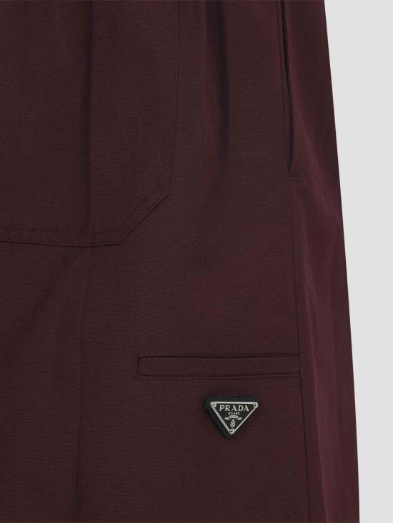 26SS 프라다 미디 스커트 P197ZSOOO187PF0403 Red - PRADA